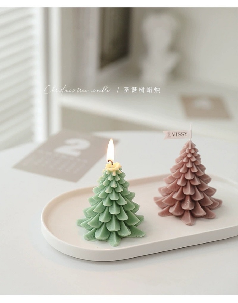 Souvenir Christmas tree snowflake scented candles, ins restaurant table decorations, Christmas gift ornaments, flameless scented candles, solid scented candles, scented candles, home scented candles, essential oils, scented candles, scented candles, fragrances Application Scenario