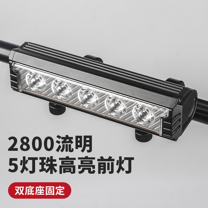 FY-339A-3 aluminum alloy bicycle headlight, mountain bike headlight, bicycle USB charging headlight, high-intensity lighting flashlight, night cycling lighting headlight equipment pic 21