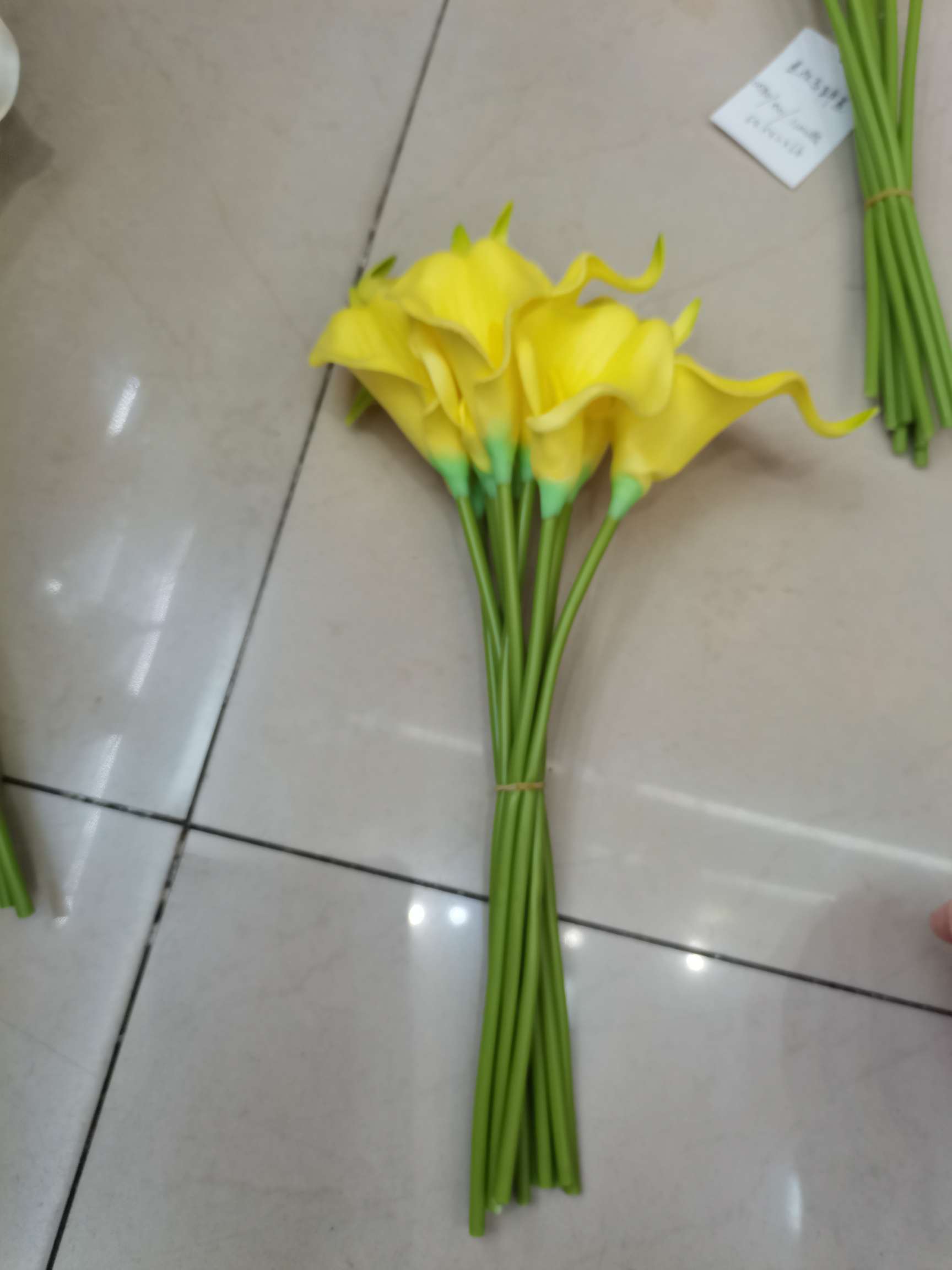 仿真花，马蹄莲，PU材质，用途：装饰，酒店摆色详情图2