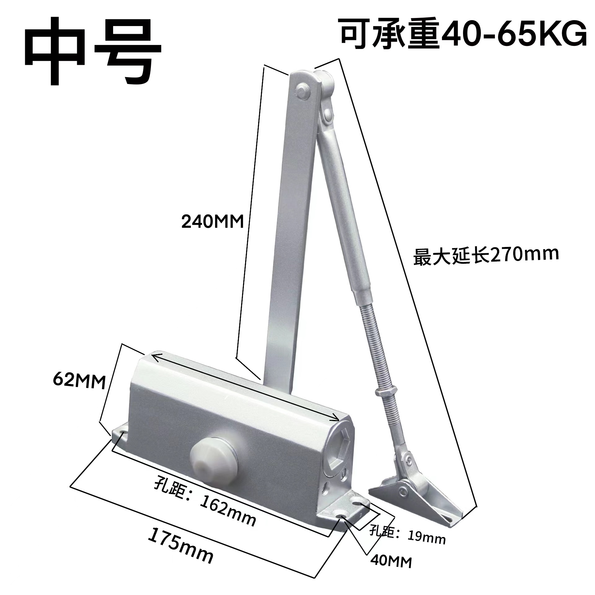 闭门器/玻璃门地弹簧/门吸细节图