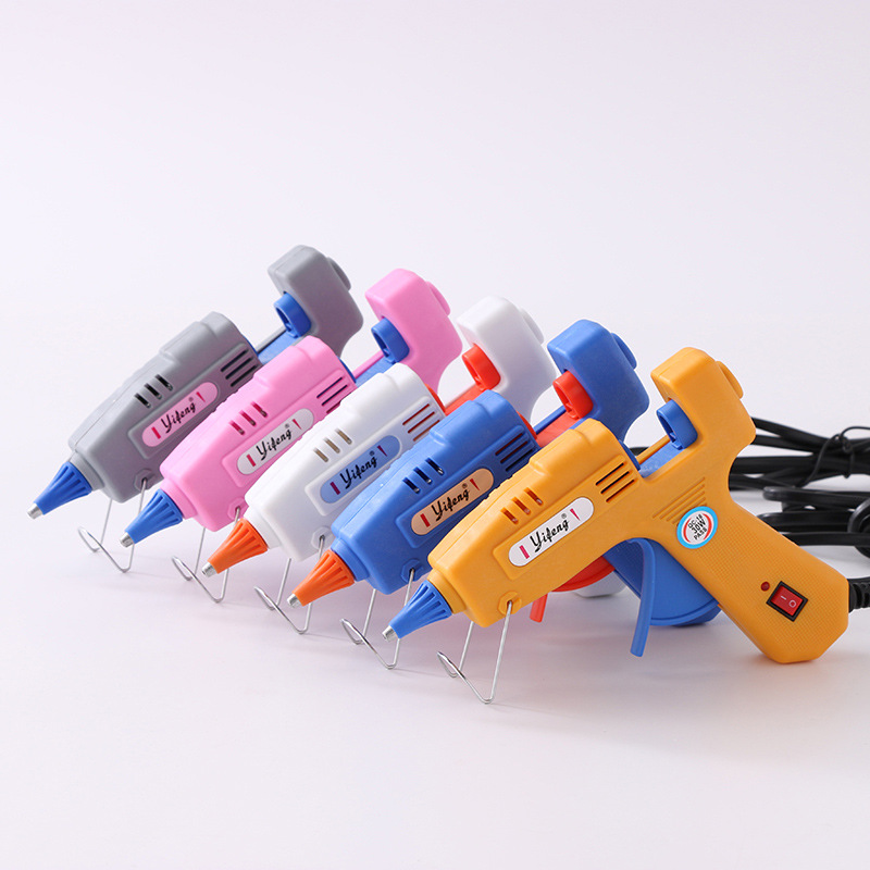 Hot melt glue gun stick 7mm, household DIY mini hot melt gun, children's multi-functional electric heating glue gun, hot melt gun Specification image