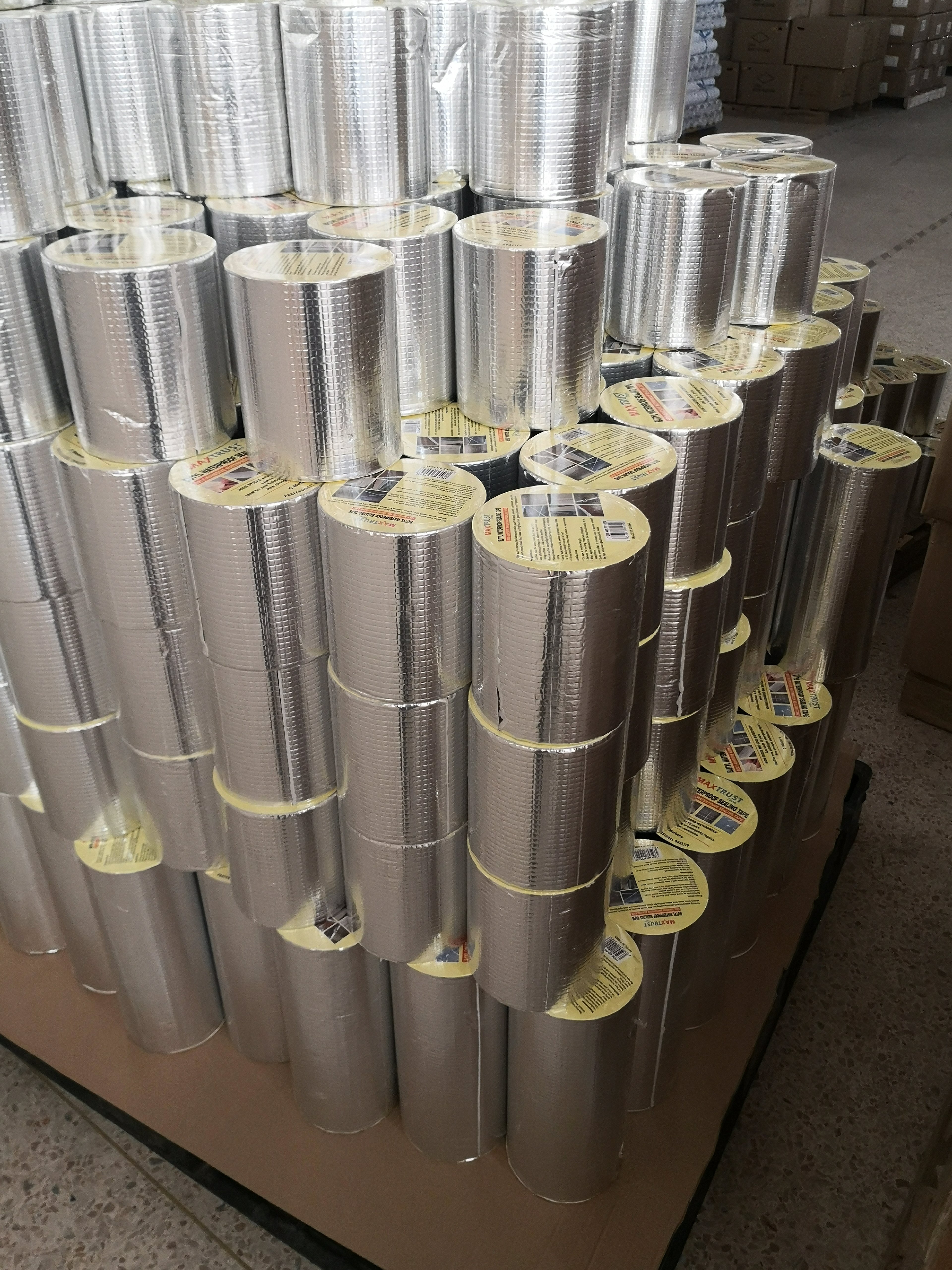 Butyl Waterproof Tape Roof Adhesive Waterproof Repair Material Self-Adhesive Waterproof Coil Water Leakage Adhesive Waterproof Tape Specification drawing