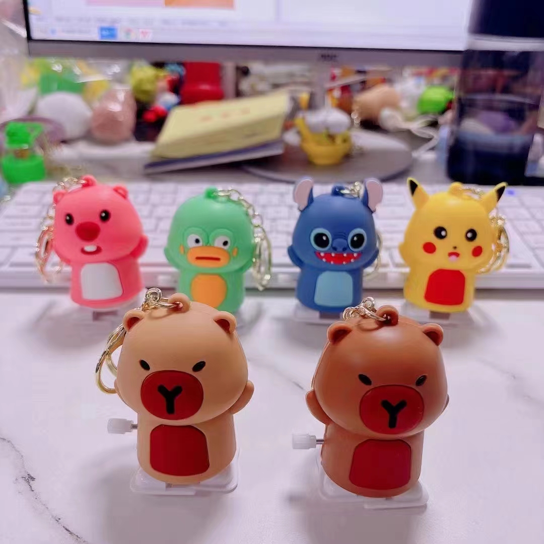 Walking doll keychain cartoon walking doll Application Scenario