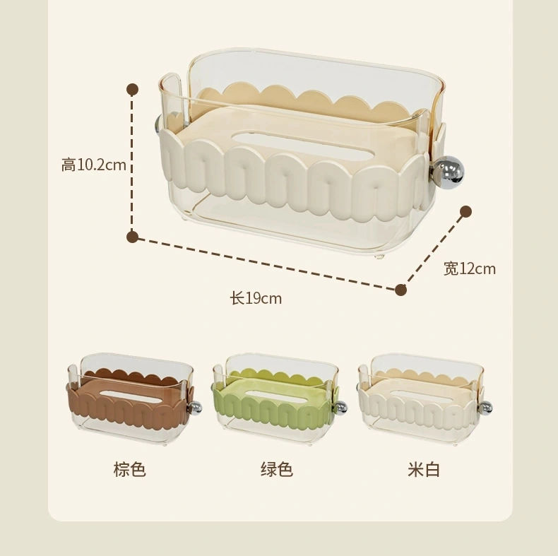 M23-8006 Living room coffee table, dining room, light luxury tissue box, kitchen table, cream-style tissue box, tissue storage box detail image 11