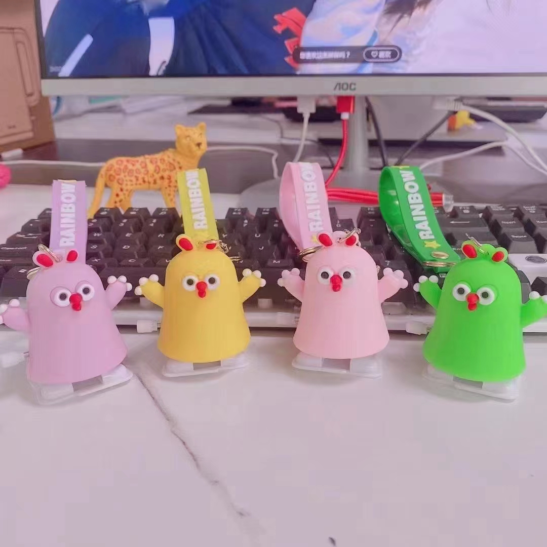 Walking doll keychain cartoon walking doll Item Picture