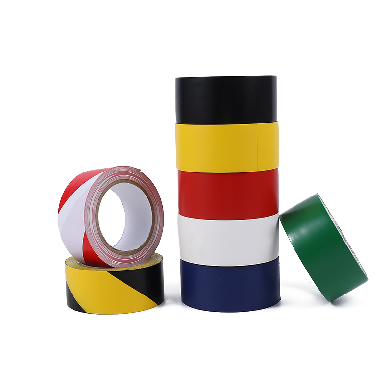 Black And Yellow Pvc Warning Tape Wholesale Reflective Film Warehouse Ground Identification Waterproof Zebra Crossing Hydroelectric Tape Manufacturers