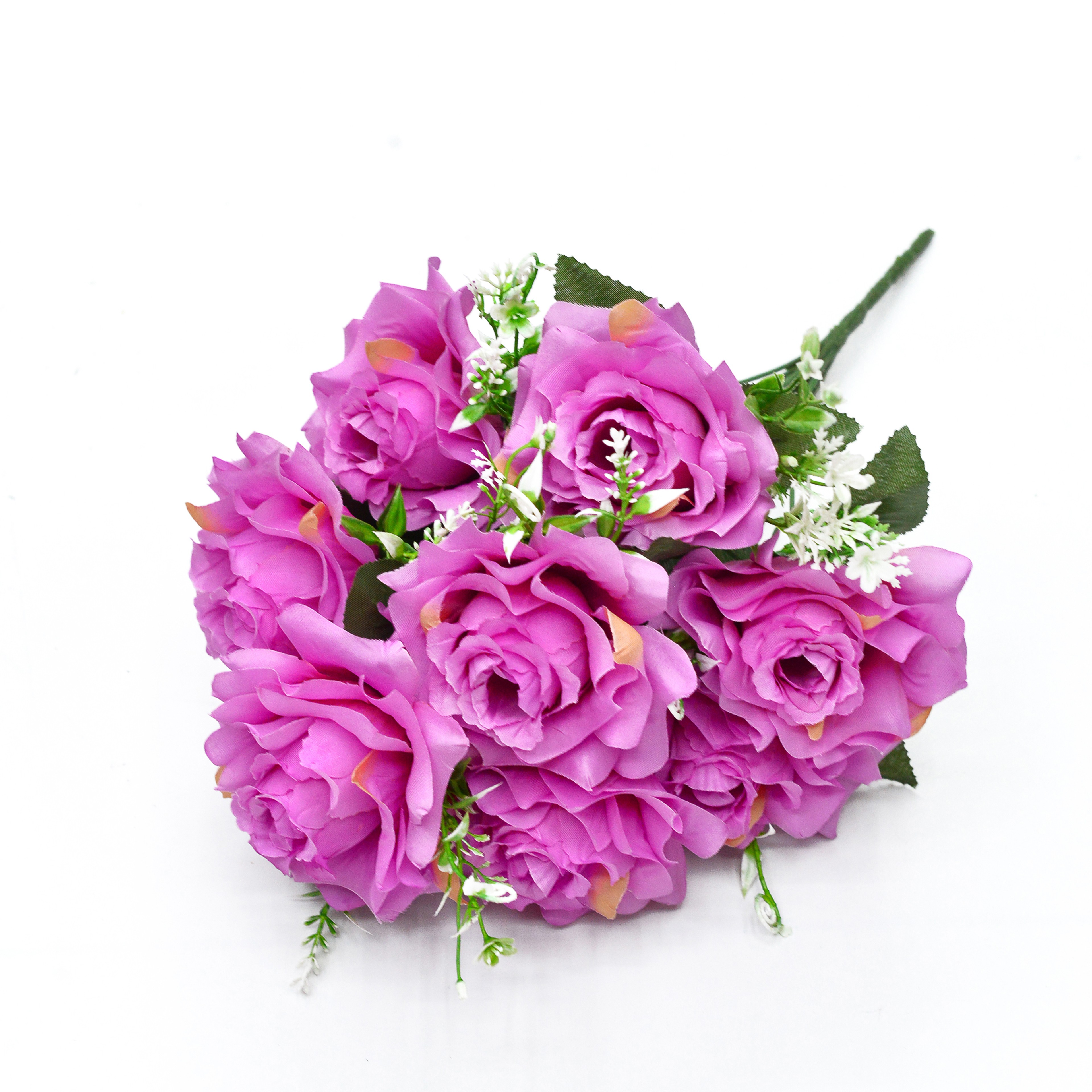 假花玫瑰仿真花束摆件插花高颜值礼物客厅装饰会议布置003