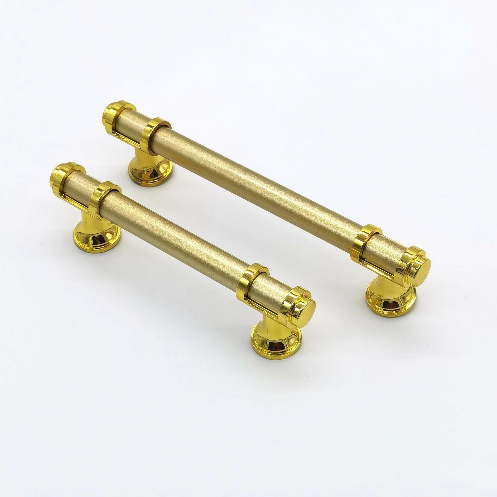 Stainless steel sliding cabinet door handle, wardrobe cabinet handle, T-shaped door handle, hollow light luxury cabinet door handle, round tube stainless steel hollow handle Specification drawing