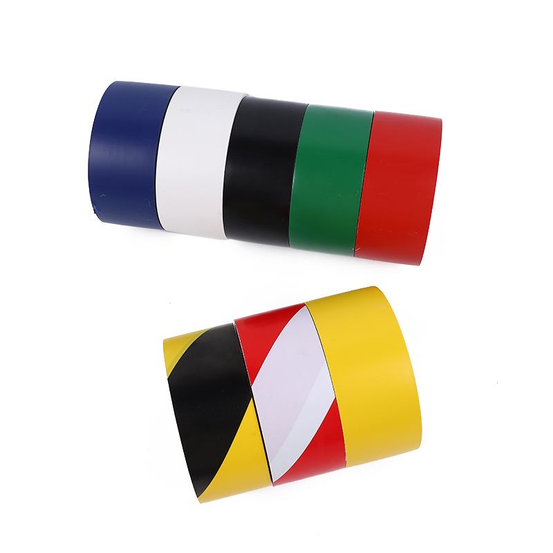 Black And Yellow Pvc Warning Tape Wholesale Reflective Film Warehouse Ground Identification Waterproof Zebra Crossing Hydroelectric Tape Manufacturers details Picture