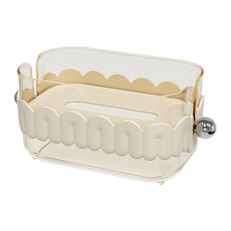 M23-8006 Living room coffee table, dining room, light luxury tissue box, kitchen table, cream-style tissue box, tissue storage box detail image 14