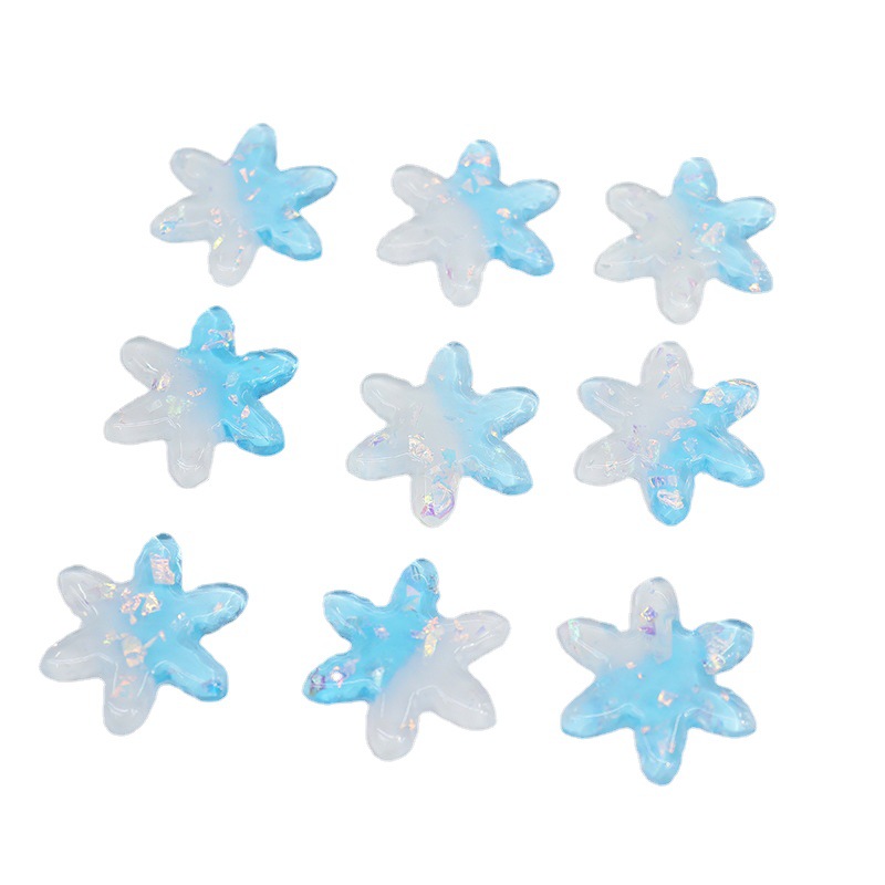 冰雪奇缘雪花片树脂配件