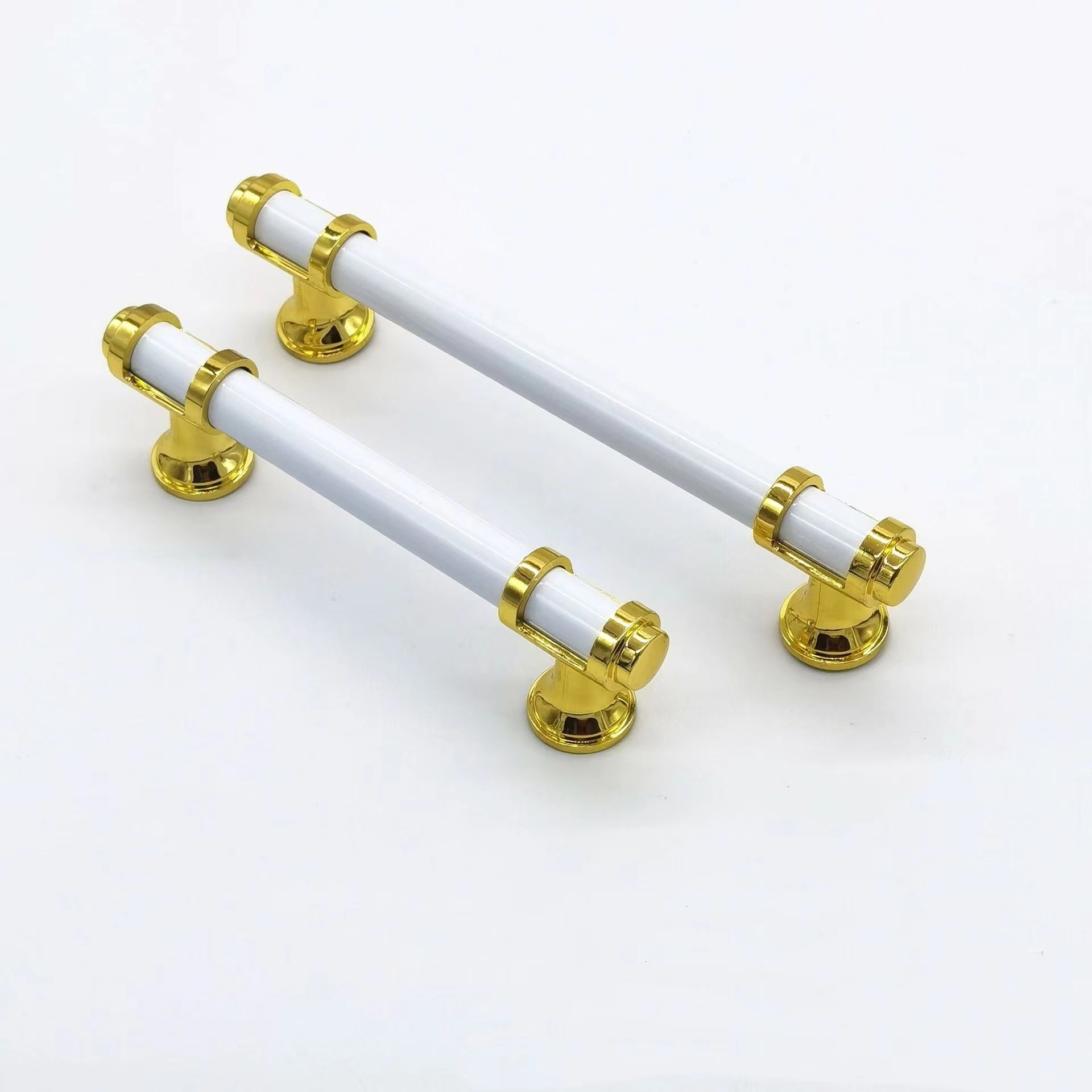 Stainless steel sliding cabinet door handle, wardrobe cabinet handle, T-shaped door handle, hollow light luxury cabinet door handle, round tube stainless steel hollow handle Item Picture