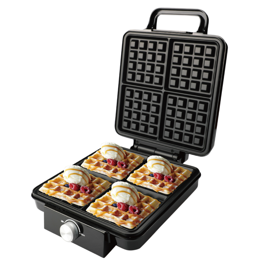 RAF European-style cross-border household breakfast machine, waffle maker, fully automatic mini double-sided heating electric griddle, light food machine Item Picture