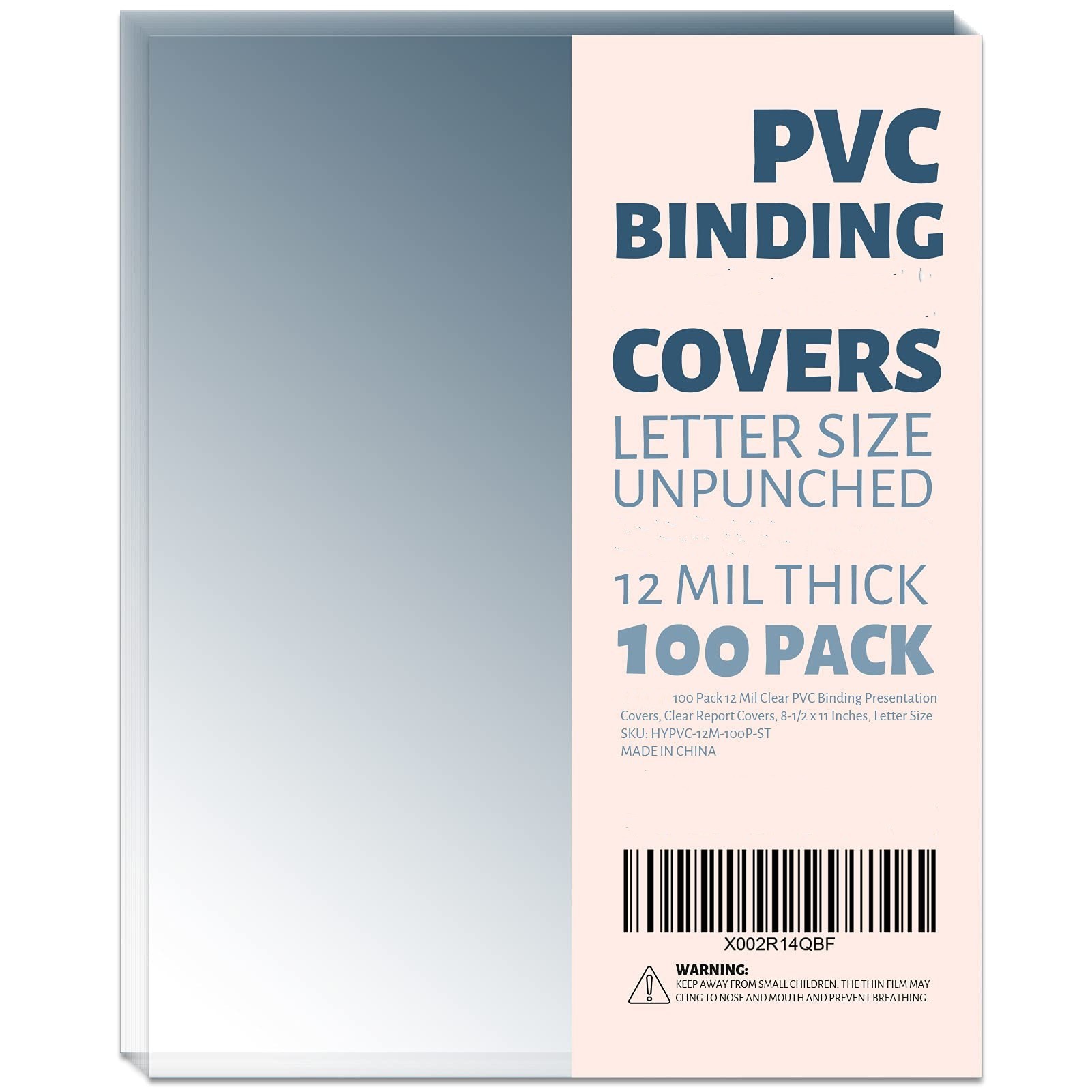 Pvc Binding Cover Document Tender Cover Transparent Plastic Cover A4 Binding Film details Picture