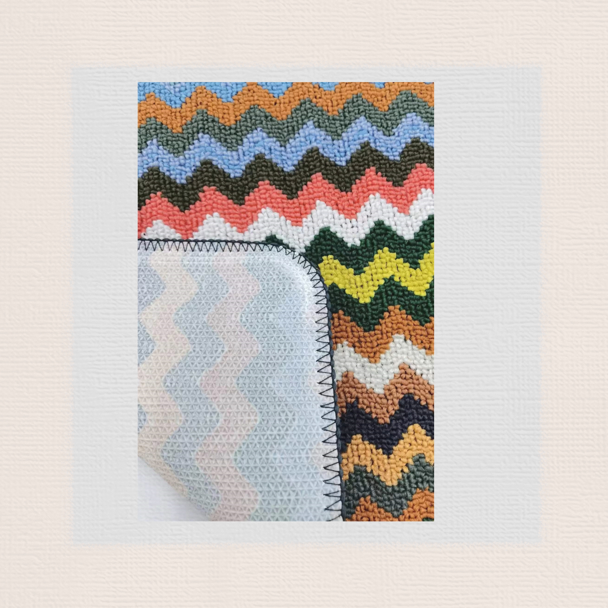 TPR base color strip floor mat, carpet floor mat, door mat, anti-slip mat, kitchen mat, water-absorbing mat, mud-scraping mat, bathroom mat Specification drawing