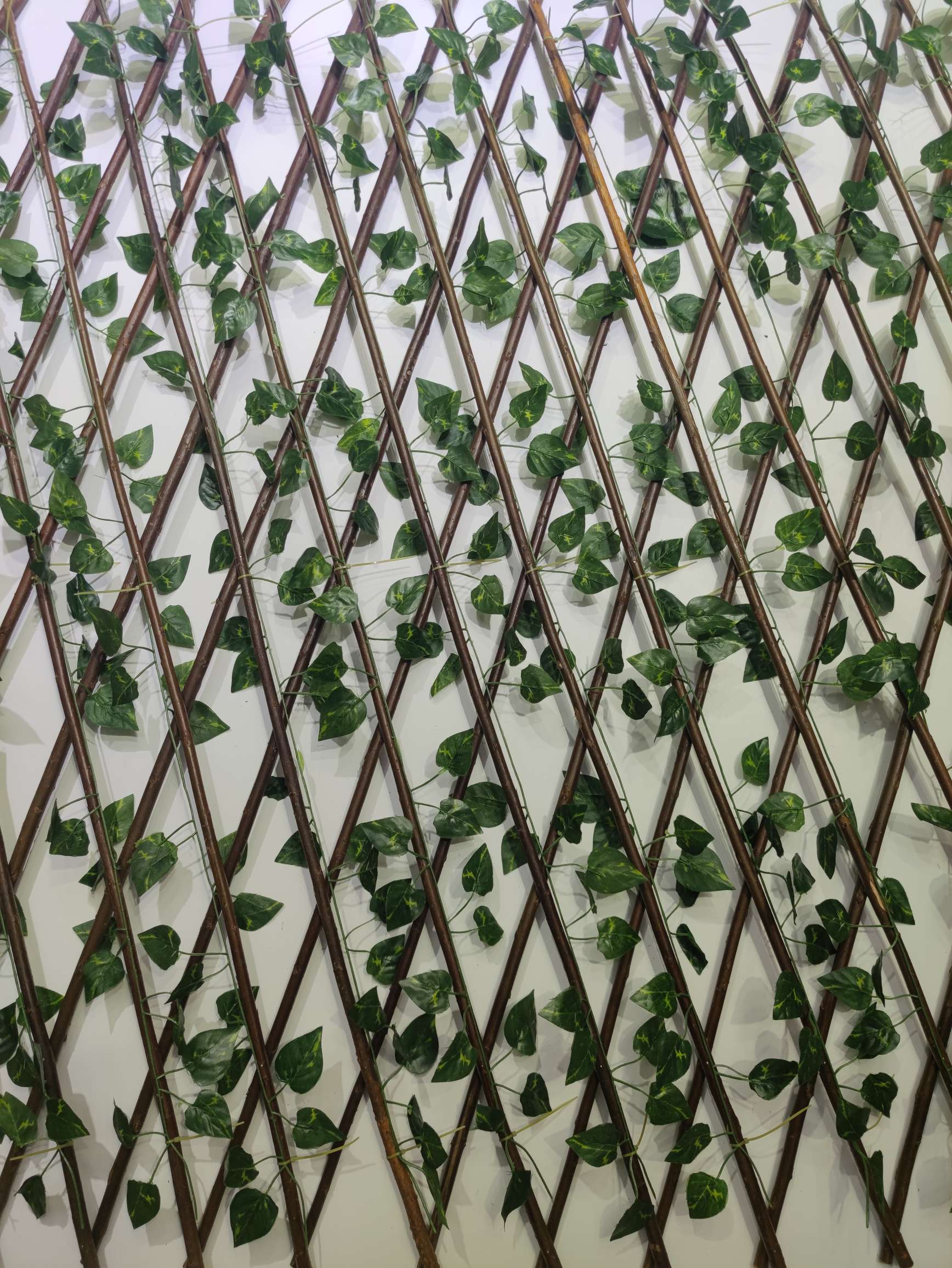 Artificial fence, leaf wood fence, retractable fence, artificial plant wall, garden and courtyard decorative guardrail manufacturer wholesale detail image 5