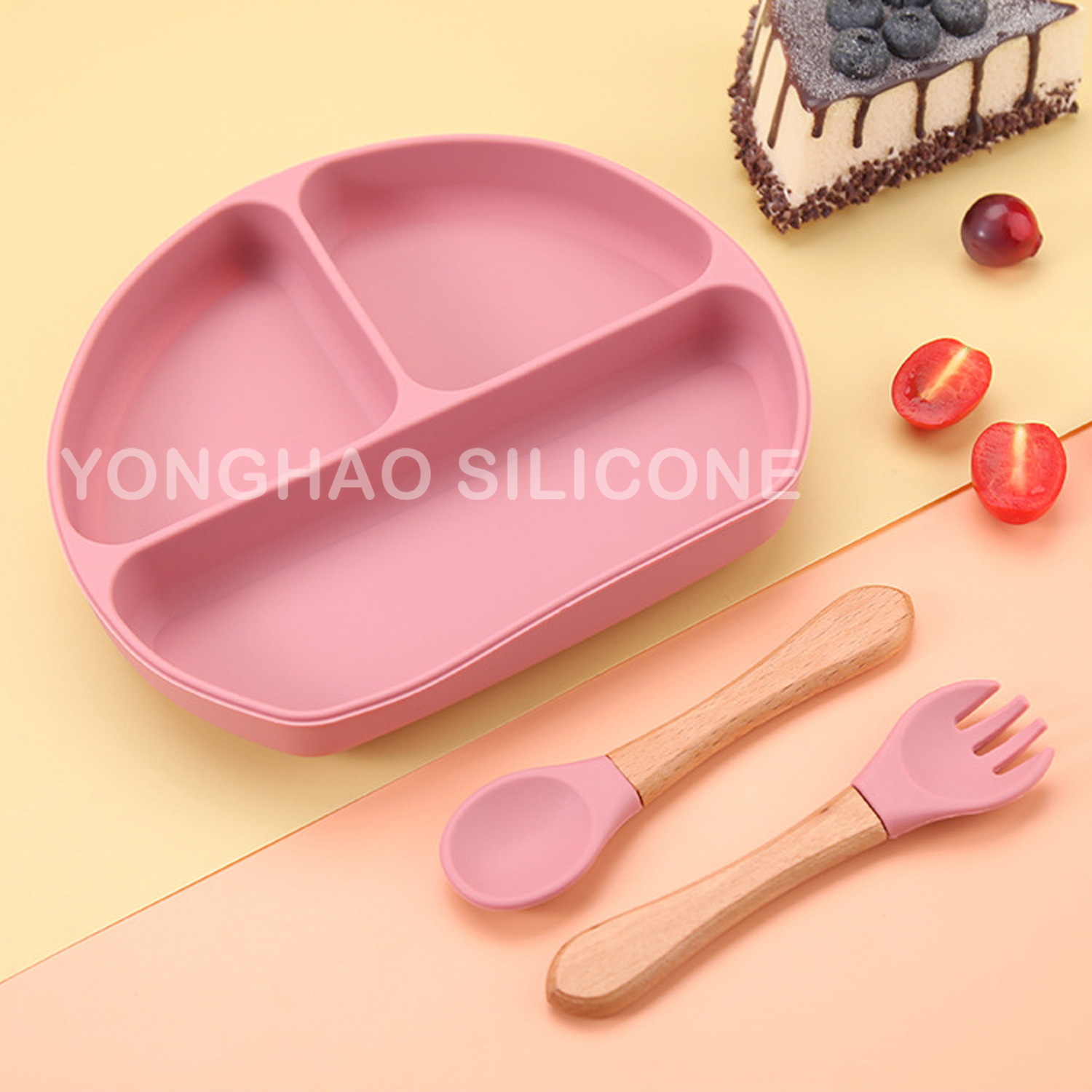 硅胶口水兜/口水巾/口水巾防水面料/母婴用品硅胶口水兜/硅胶围兜白底实物图