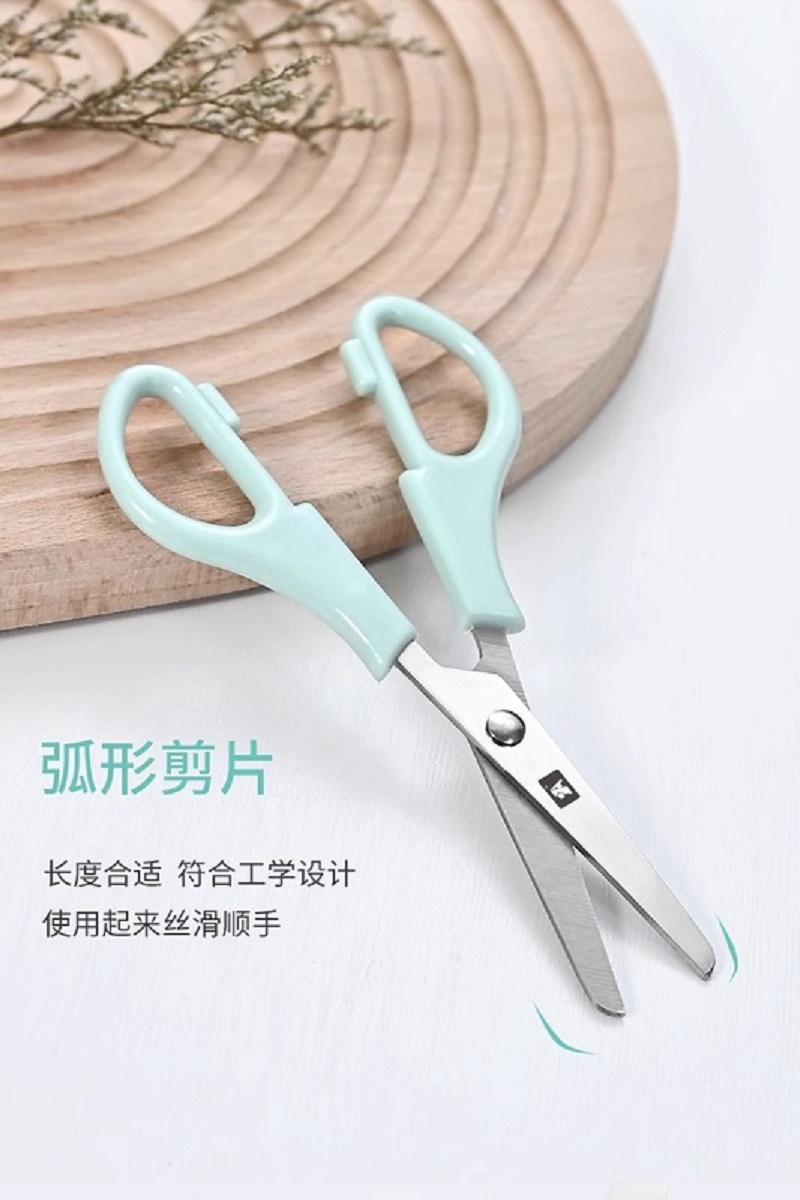 不锈钢文具剪刀K01-502办公家用剪纸刀手工裁缝线头剪零食袋厨房剪子