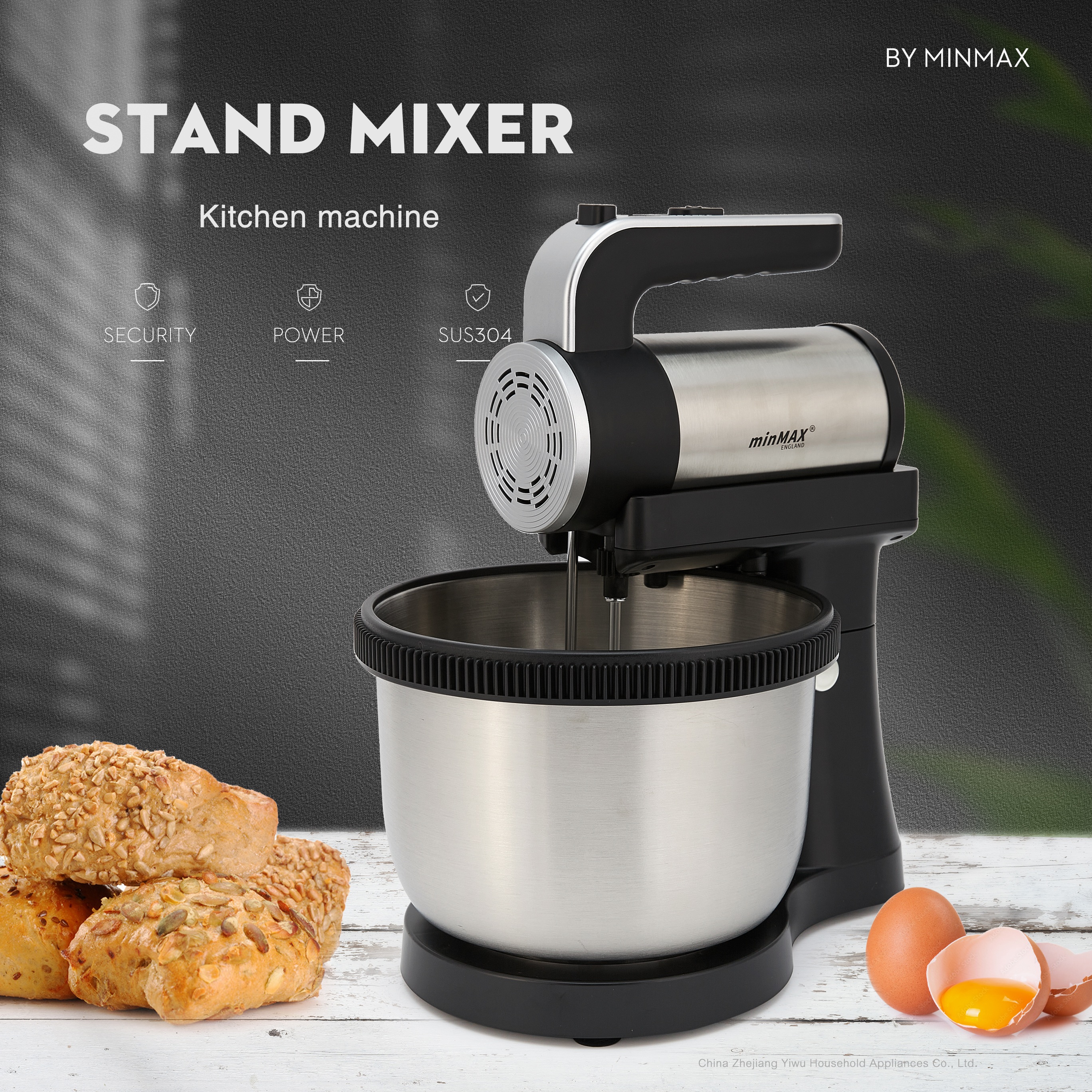 minMAX comercio exterior batidora eléctrica doméstica batidora de mano batidora de huevos batidora de crema herramientas para hornear pasta 9961