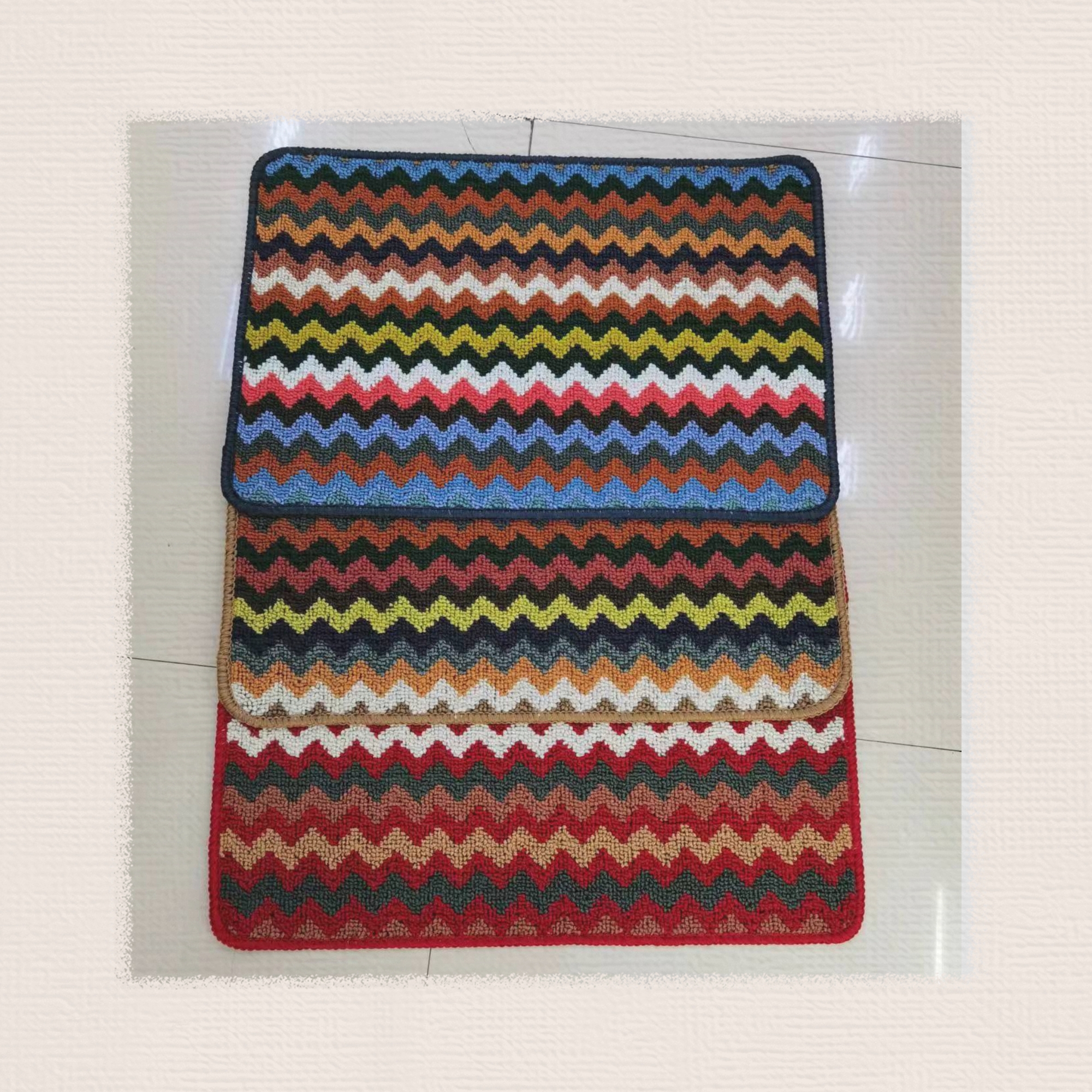 New TPR base color strip floor mat, carpet floor mat, door mat, anti-slip mat, kitchen mat, water-absorbing mat, mud-scraping mat, bathroom mat Item Picture