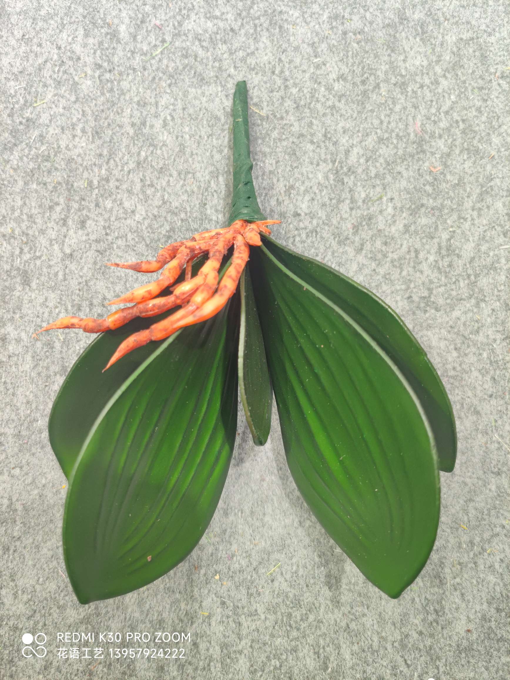 Nordic simulation pothos potted plant, 18-leaf tall branch, large bunch of turtle-back leaves, indoor landscaping decoration, evergreen banana leaves detail image 4