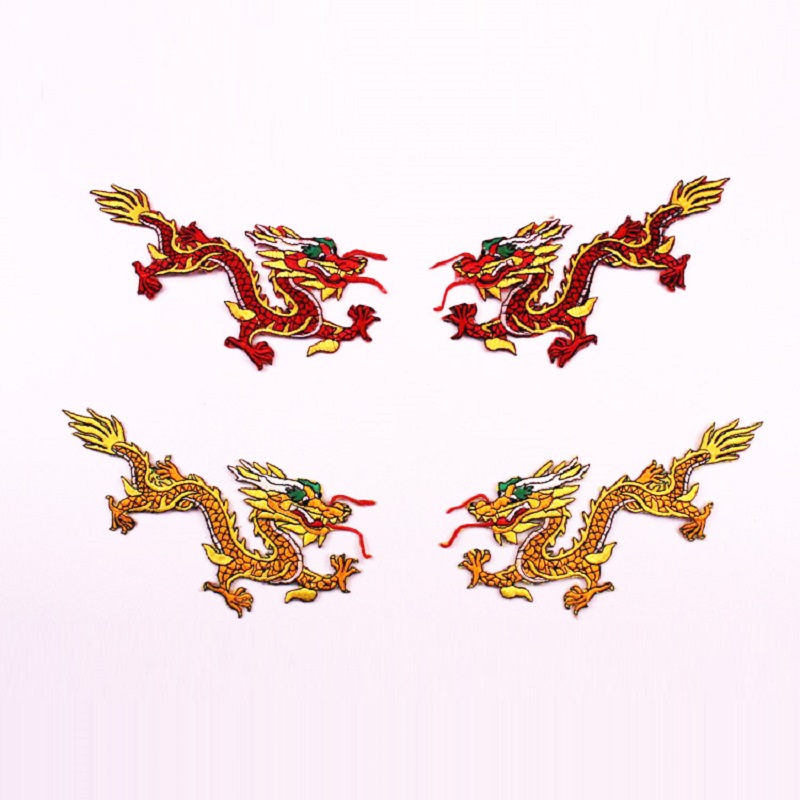 鼎天刺绣厂家直销DIY材料 服装辅料动漫龙凤熨烫贴复古民族风刺绣布贴补贴花 多色 1063#烫花细节图