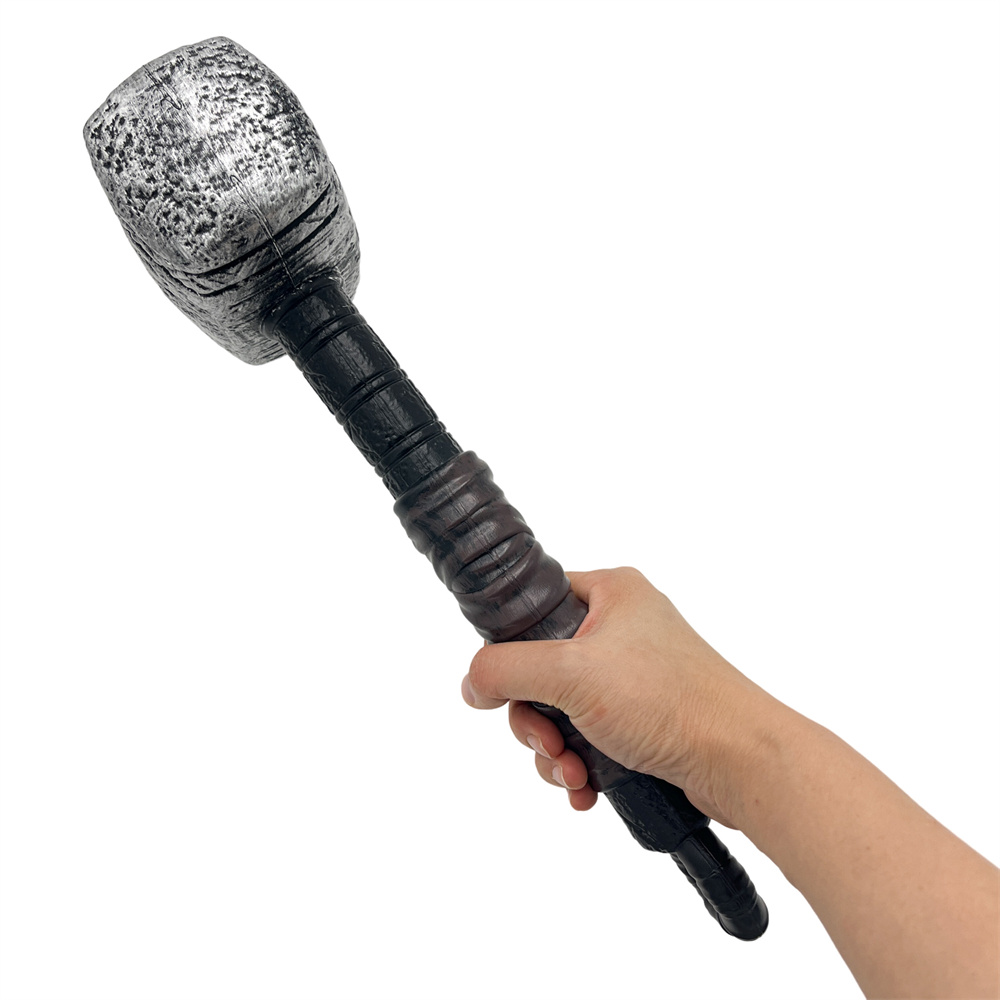 Plastic zombie hammer, April Fool's Day comic convention cosplay prop, Thor's hammer simulation tool Application Scenario