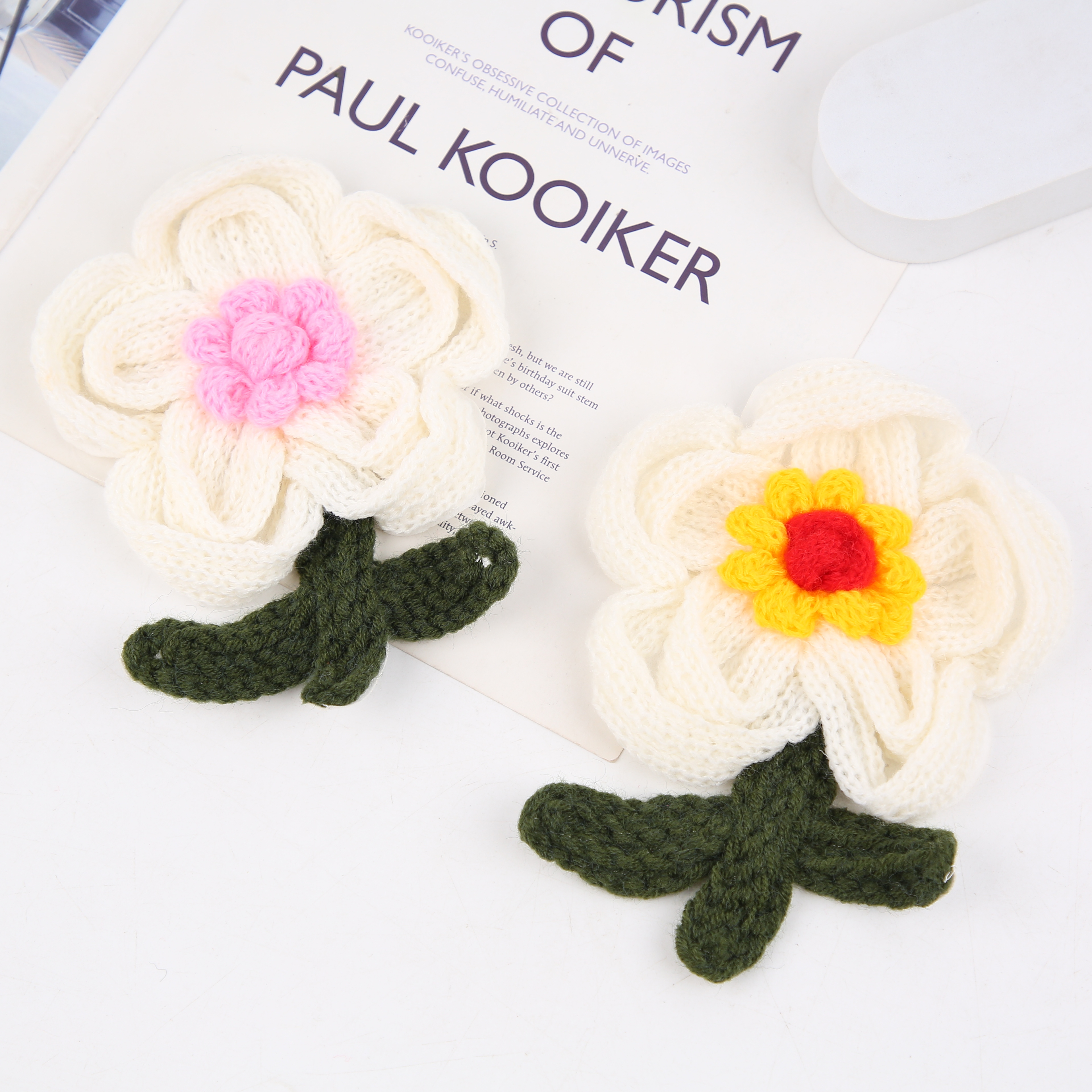 2024厂家直销新款服装辅料 小花 编织来样定制