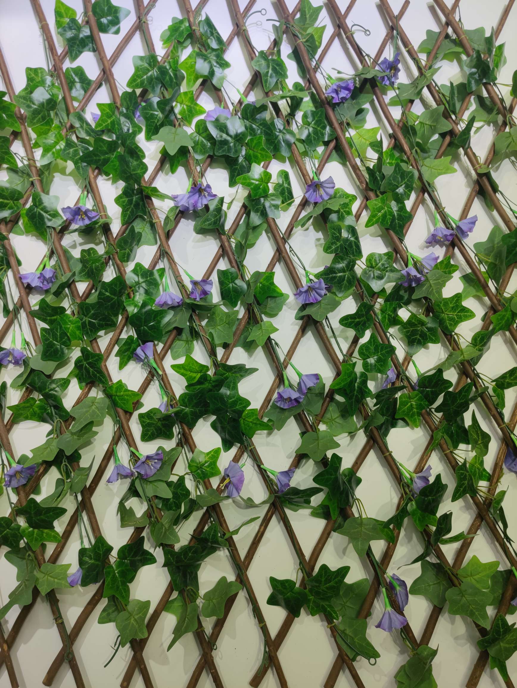 Artificial fence, leaf wood fence, retractable fence, artificial plant wall, garden and courtyard decorative guardrail manufacturer wholesale detail image 12