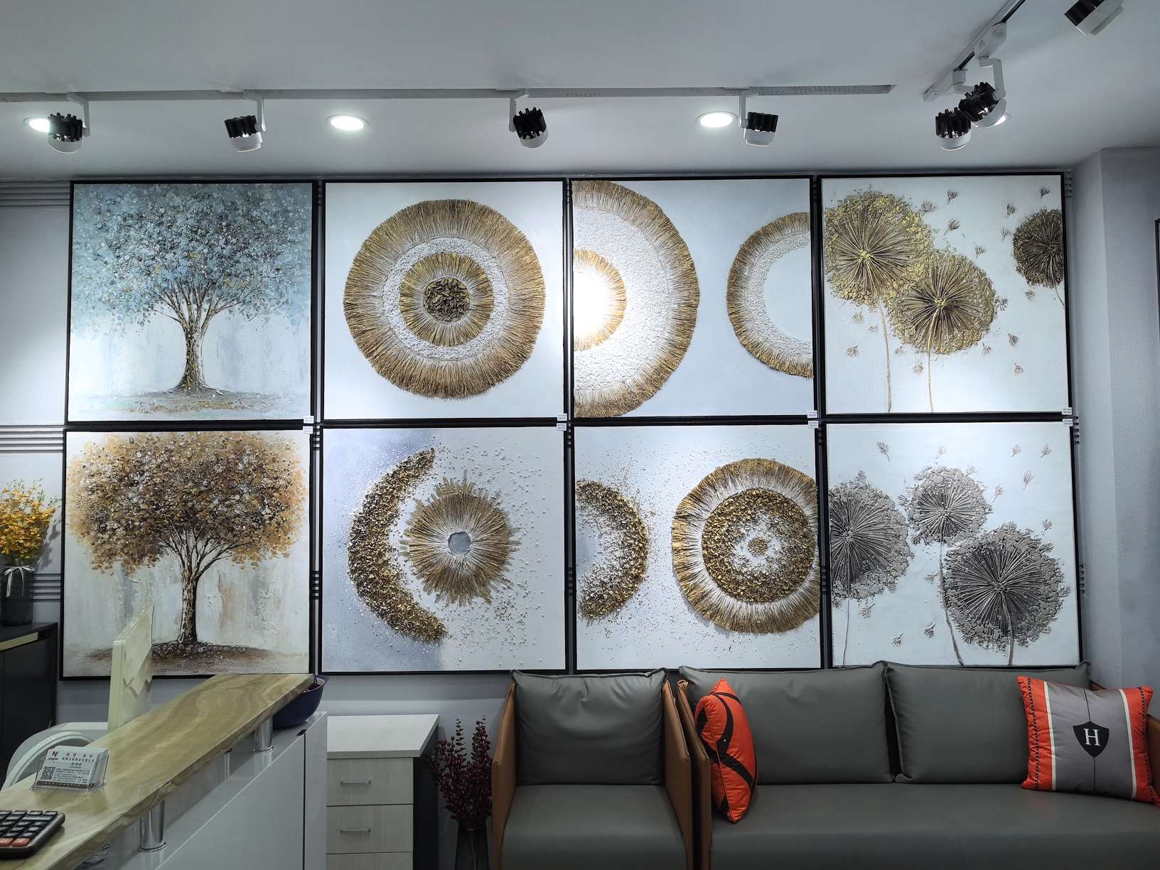 Yiwu Huaxin Decorative Painting Shop describe pic - 1