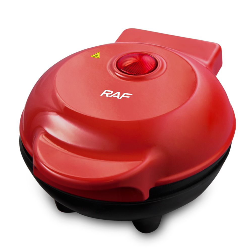 RAF European Standard cross-border household Mini double-sided breakfast machine, Waffle heating cake machine, sandwich machine, multi-functional R.591 Specification drawing