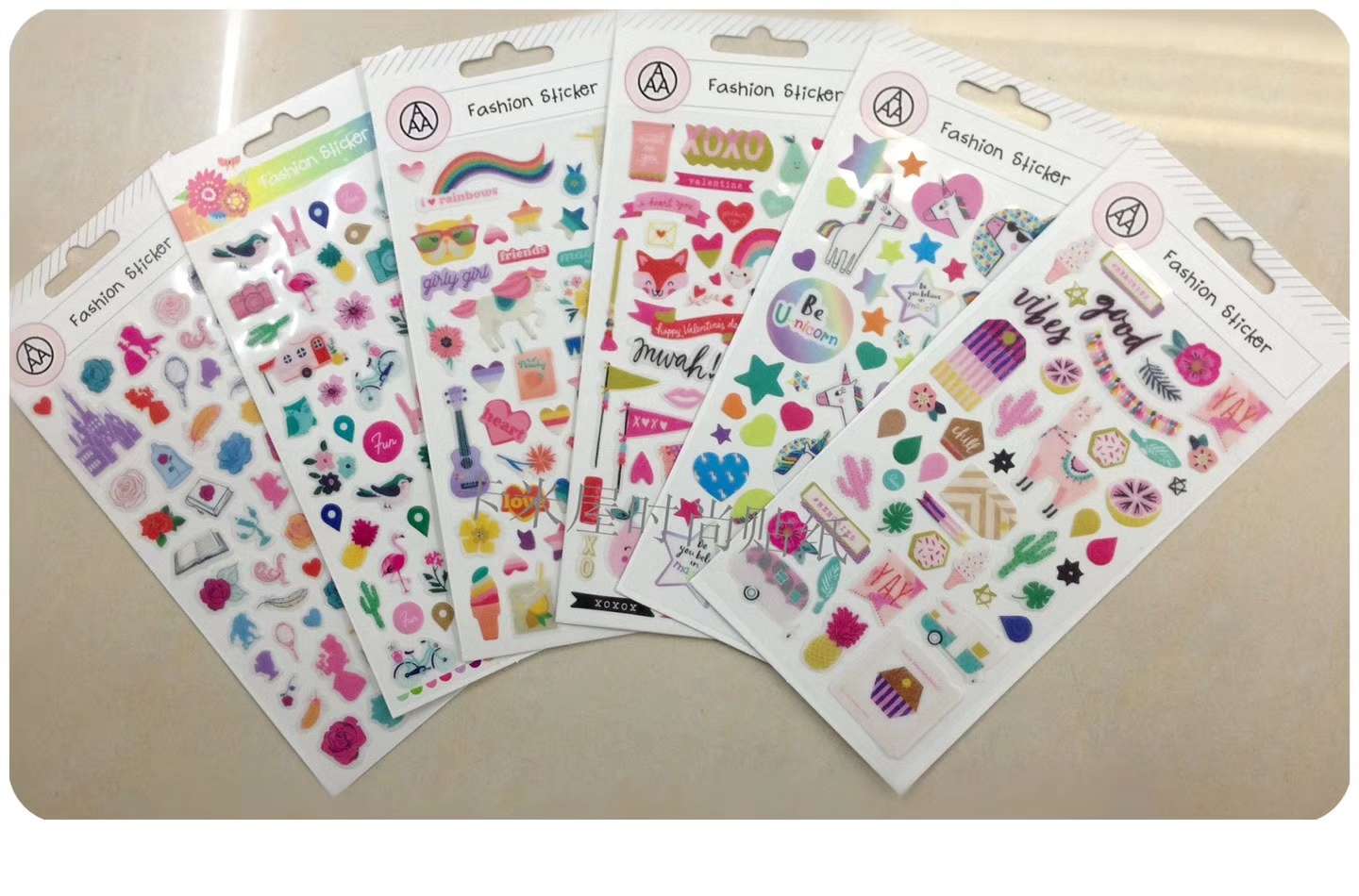 Customizable stickers, pvc butter paper, epoxy foam, printing glue, wholesale and retail, eva acrylic water stickers, cartoon cloud nail stickers, embossed detail image 6