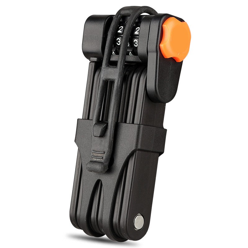 TYT510 eight-section folding lock, bicycle folding lock, anti-theft joint lock, bicycle lock, riding equipment, electric motorcycle chain lock details Picture