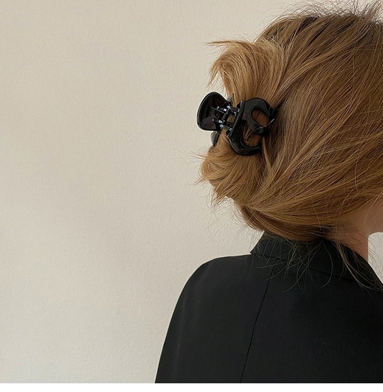 5cm亚克力透明抓夹爪子发夹发抓法式简约优雅发饰头饰批发详情3