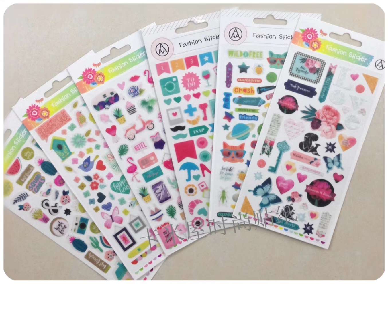 Customizable stickers, pvc butter paper, epoxy foam, printing glue, wholesale and retail, eva acrylic water stickers, cartoon cloud nail stickers, embossed details Picture