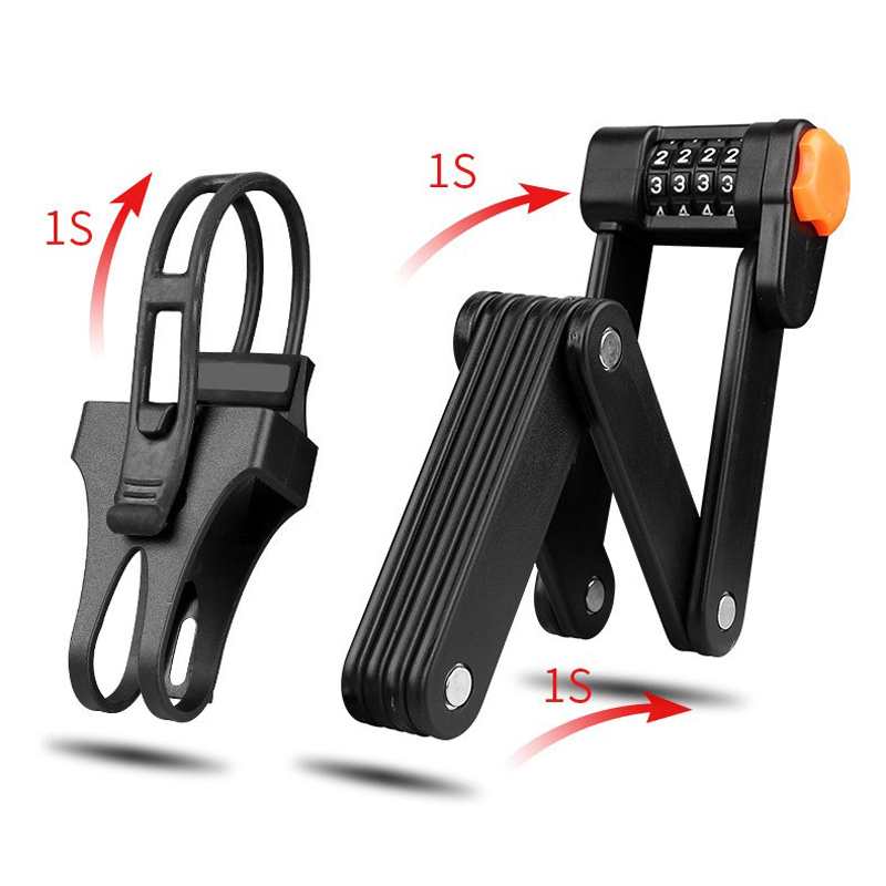 TYT510 eight-section folding lock, bicycle folding lock, anti-theft joint lock, bicycle lock, riding equipment, electric motorcycle chain lock Application Scenario