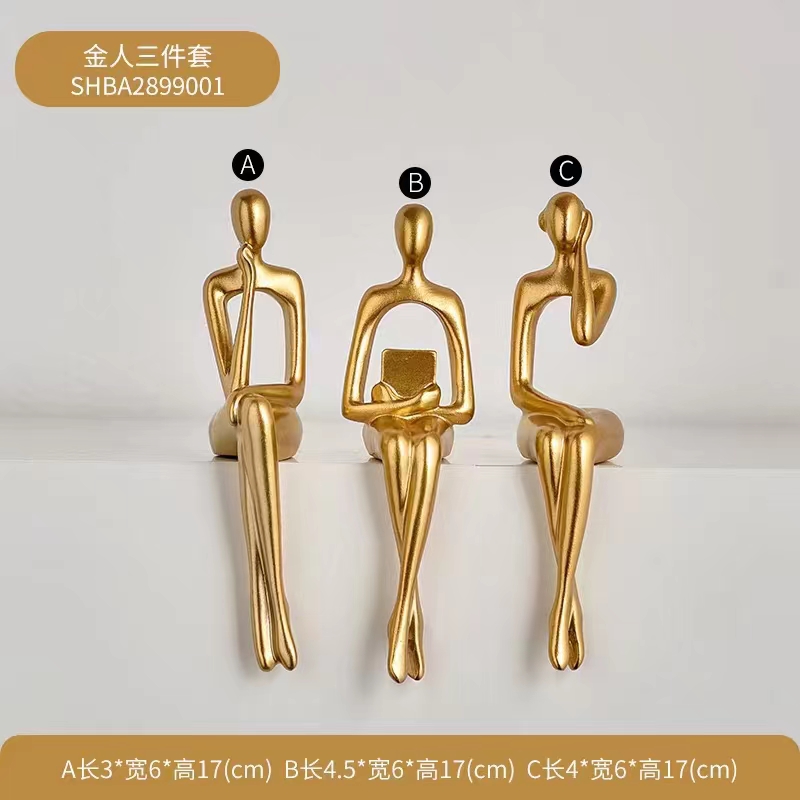 创意树脂摆件人物 高端礼品