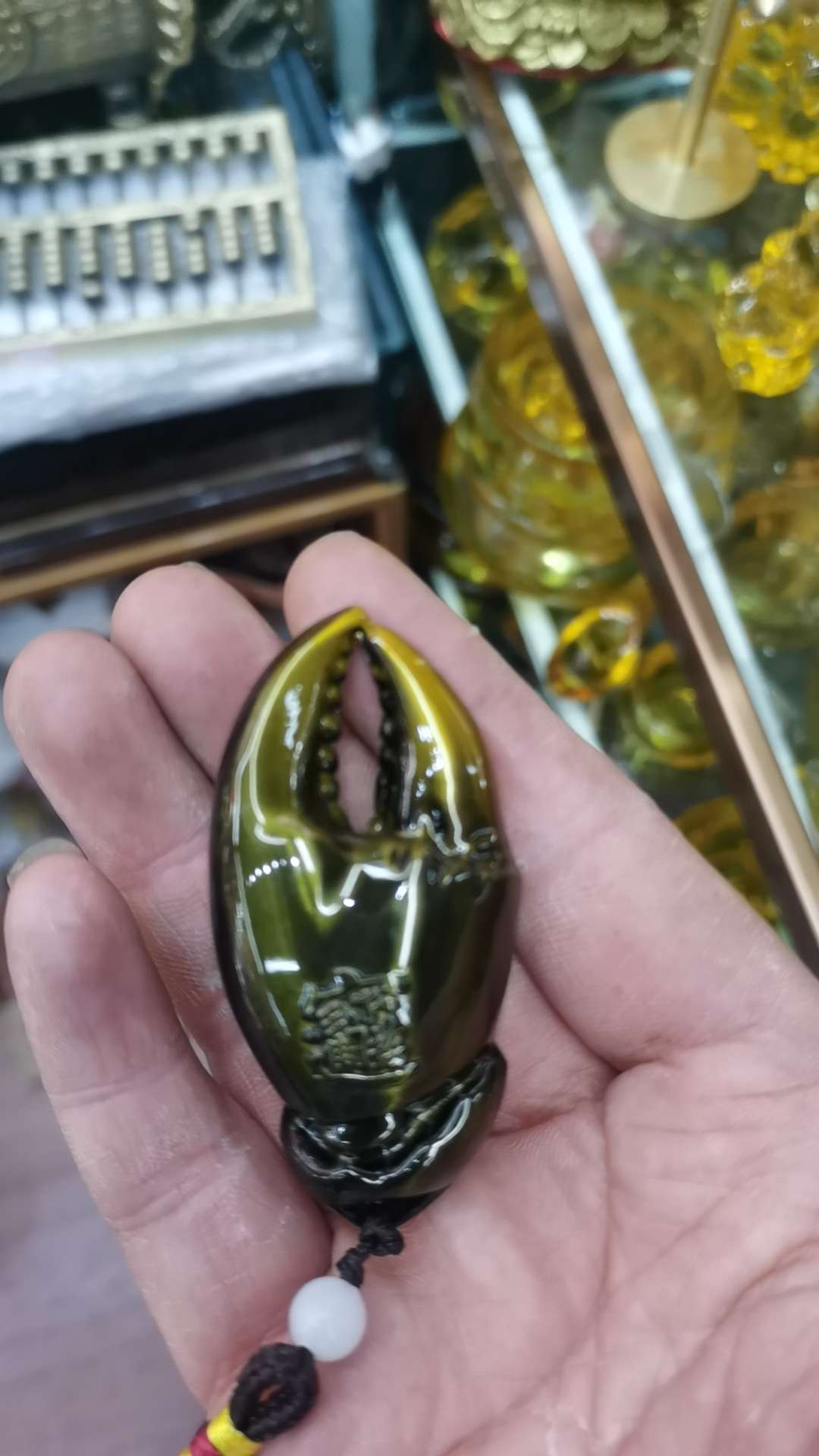 铜工艺金属工艺品，旅游纪念品，伸手来钳彩色款详情图5