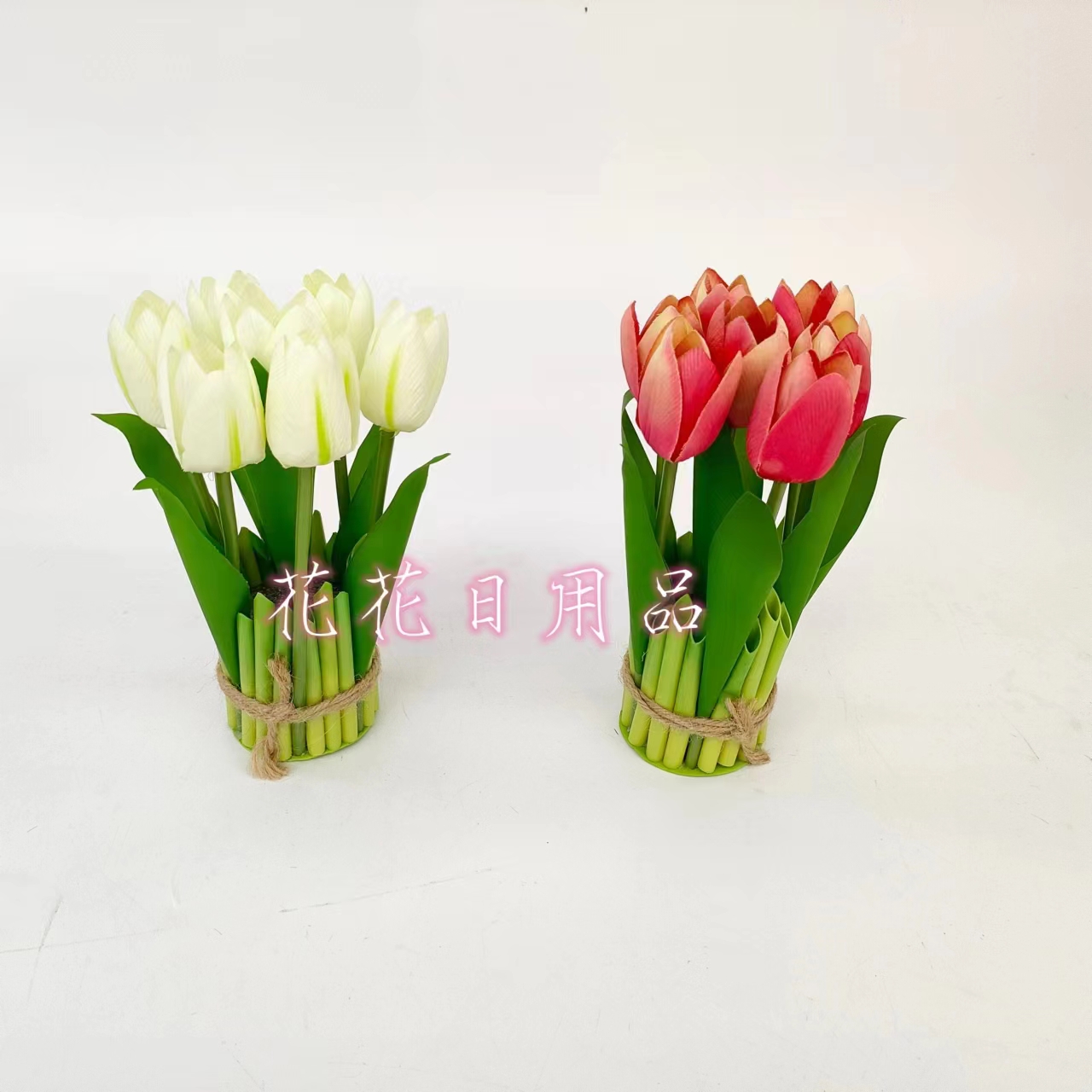 Artificial Flower Fake Flower Bonsai 7 Head Tulip Decoration Item Picture