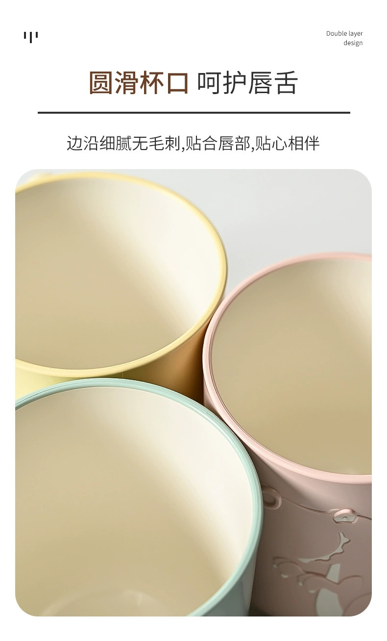 Q07-TZJ6550 Creative Little Dinosaur Children's Cup Cartoon Cute Water Cup PP Washbasin Cup detail image 9