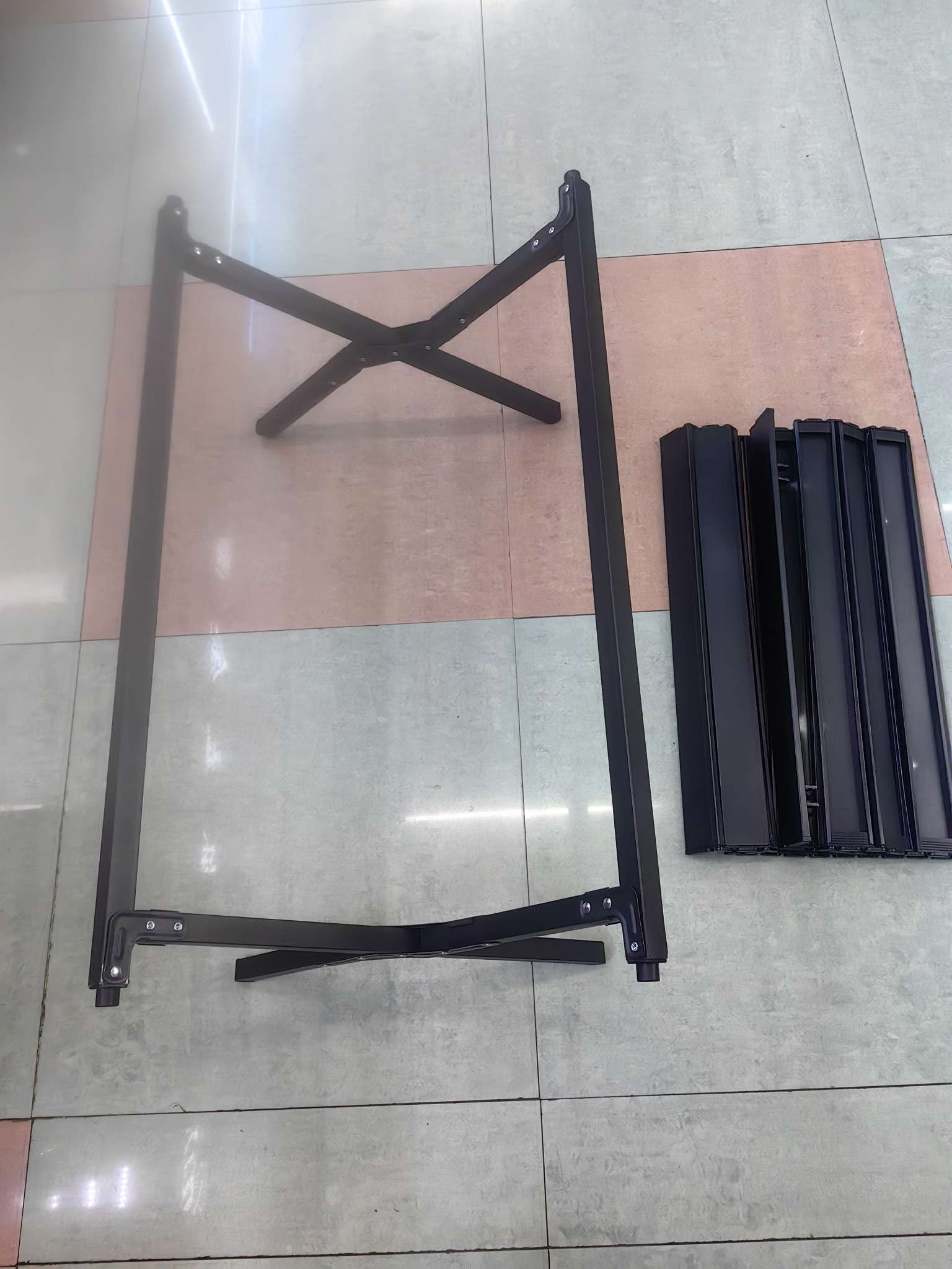 户外休闲折叠桌折叠椅蛋卷桌方管桌克米特桌加厚型细节图