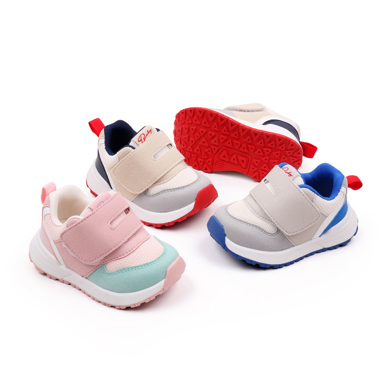 Spring and autumn trendy baby shoes, baby toddler shoes, 1-3 years old, breathable functional shoes, cold sticky shoes