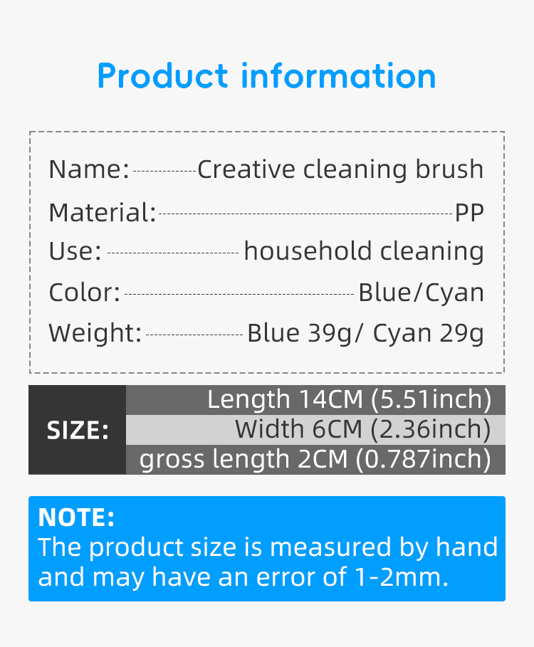 Plastic shoe brush, simple, strong and durable详情2