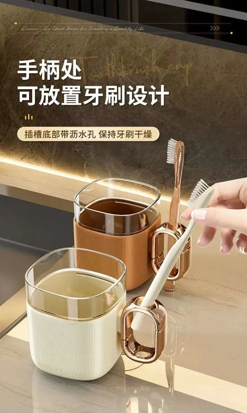 M23-2016 Simple Toiletry Cup, Home Nordic Tooth bucket Set, Creative and cute tooth bucket Cup, couple Toothbrush cup detail image 9