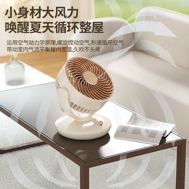 空气循环扇/牛果风扇/桌面风扇/桌面小风扇/小风扇学生挂脖户外产品图