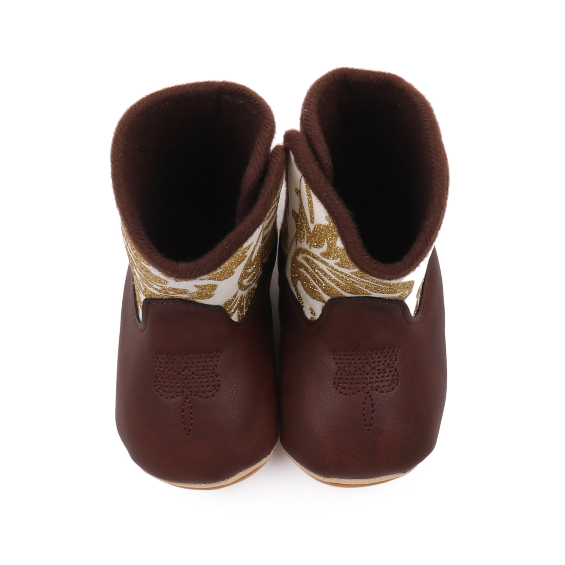 New style baby short boots winter soft bottom non-slip baby girl western cowboy leather boots baby shoes Application Scenario