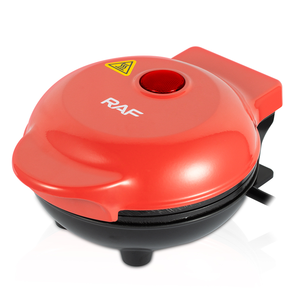 RAF European Standard cross-border household Mini double-sided breakfast machine, Waffle heating cake machine, sandwich machine, multi-functional R.2220 Item Picture