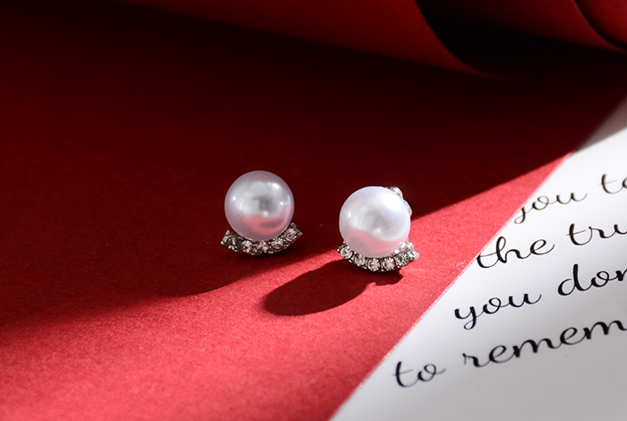 网红爆款925银针耳钉简约珍珠钻耳环女饰品配货地摊个性时尚女气质小众耳饰网红详情6