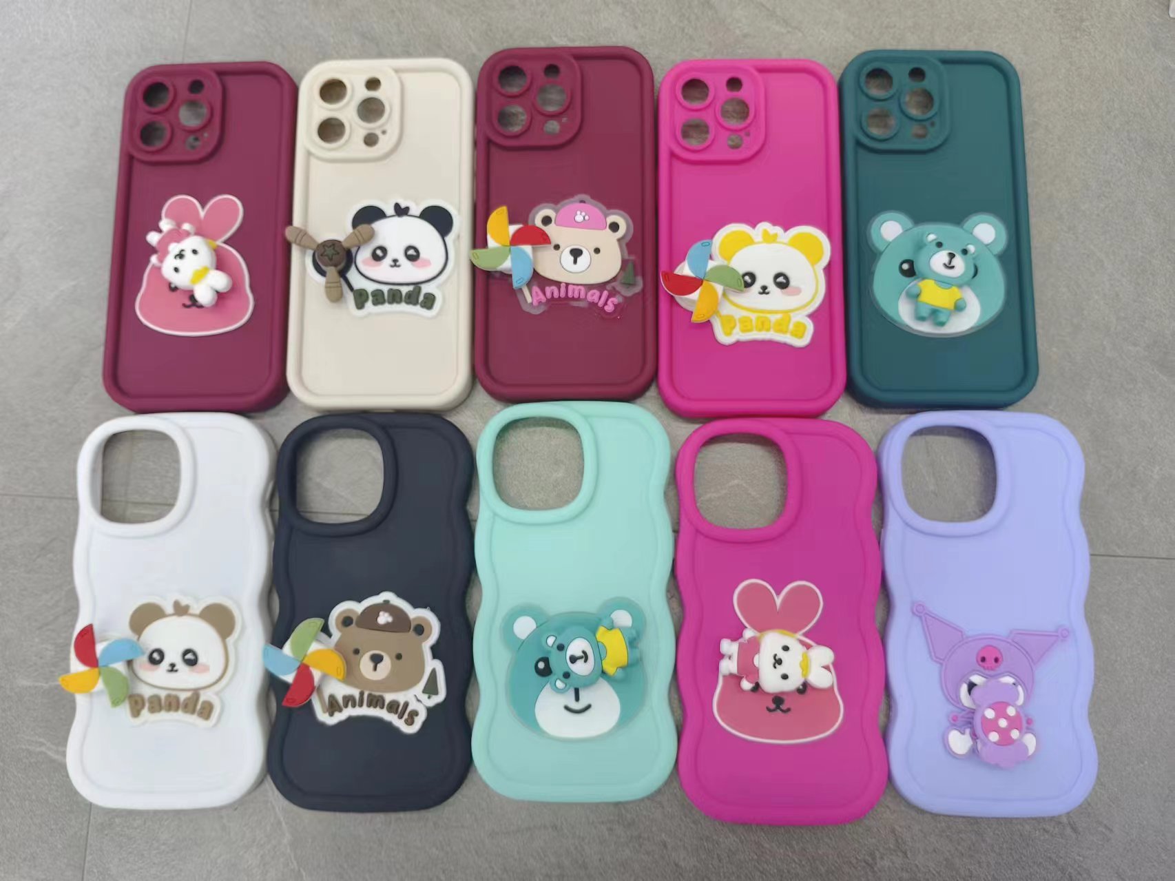 tpu rotating doll accessories phone case