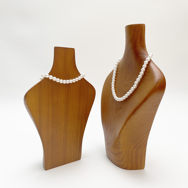 Zhihua Ash jewelry Display Stand, solid wood jewelry stand, jewelry display stand, Pearl Necklace stand Item Picture